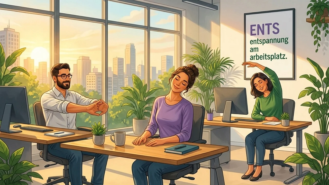 Desk-Yoga: Mobilisation direkt am Schreibtisch